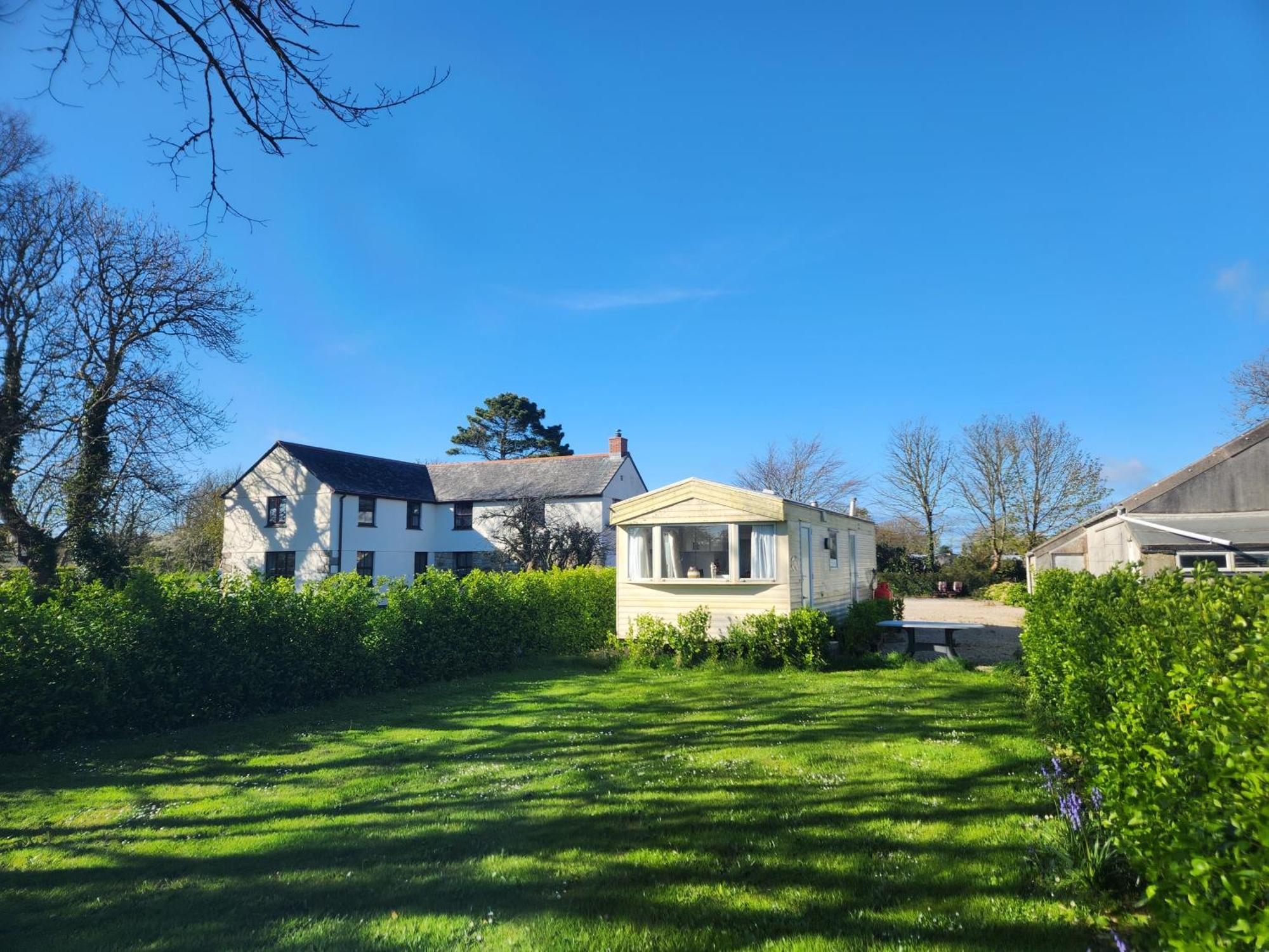 Rosebud Flower Farm Caravan Stay Countryside And Coast Penzance Exterior photo